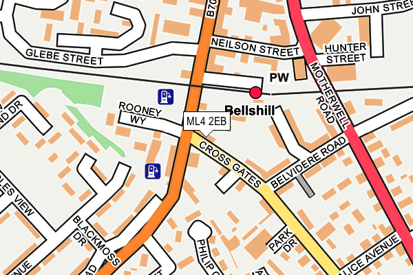 ML4 2EB map - OS OpenMap – Local (Ordnance Survey)