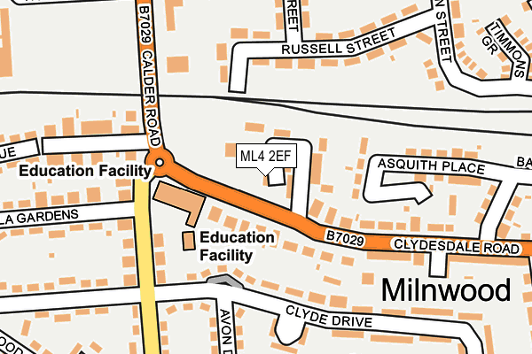 ML4 2EF map - OS OpenMap – Local (Ordnance Survey)