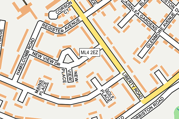 ML4 2EZ map - OS OpenMap – Local (Ordnance Survey)