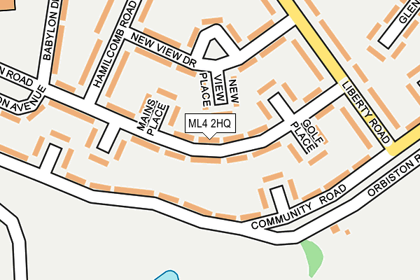 ML4 2HQ map - OS OpenMap – Local (Ordnance Survey)