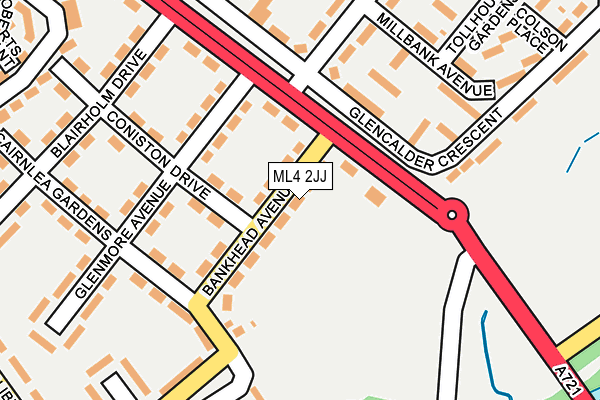 ML4 2JJ map - OS OpenMap – Local (Ordnance Survey)