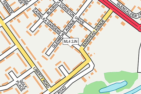 ML4 2JN map - OS OpenMap – Local (Ordnance Survey)