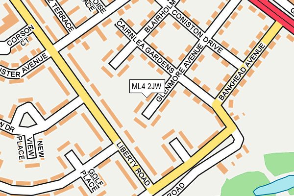 ML4 2JW map - OS OpenMap – Local (Ordnance Survey)
