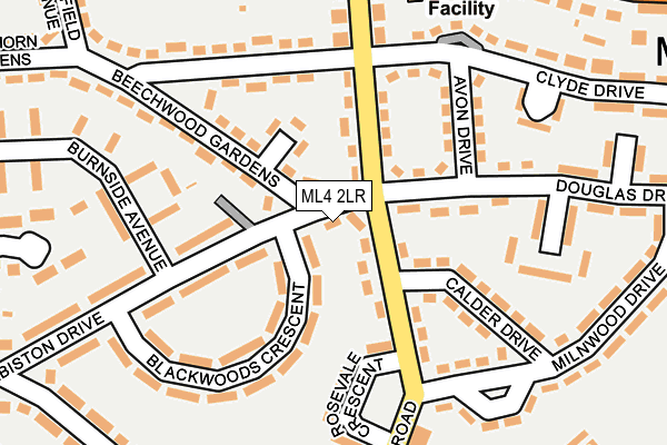 ML4 2LR map - OS OpenMap – Local (Ordnance Survey)