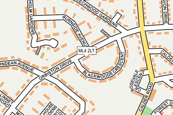ML4 2LT map - OS OpenMap – Local (Ordnance Survey)