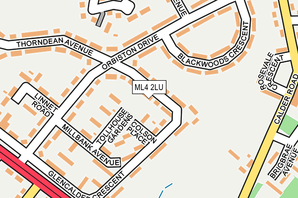 ML4 2LU map - OS OpenMap – Local (Ordnance Survey)