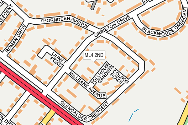 ML4 2ND map - OS OpenMap – Local (Ordnance Survey)