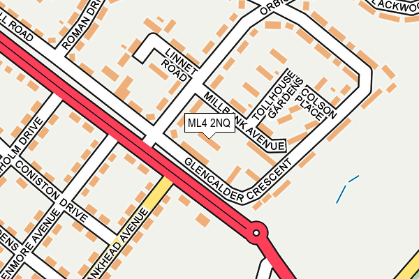 ML4 2NQ map - OS OpenMap – Local (Ordnance Survey)