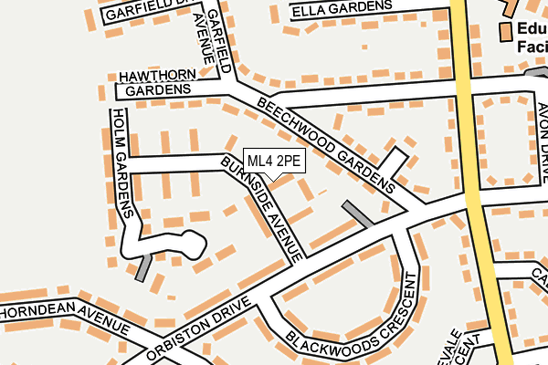 ML4 2PE map - OS OpenMap – Local (Ordnance Survey)