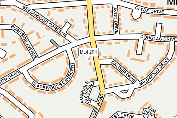 ML4 2PH map - OS OpenMap – Local (Ordnance Survey)