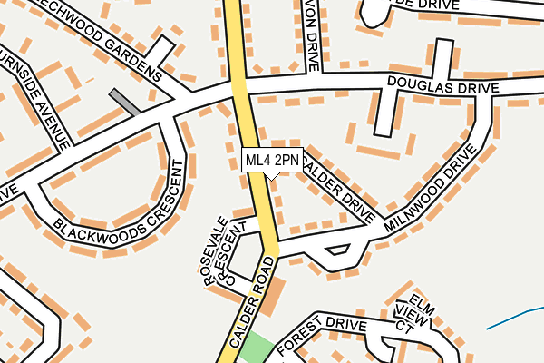 ML4 2PN map - OS OpenMap – Local (Ordnance Survey)