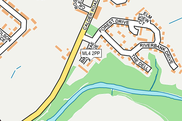 ML4 2PP map - OS OpenMap – Local (Ordnance Survey)