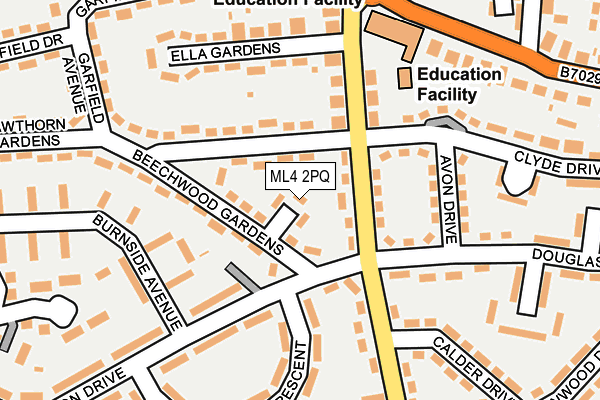 ML4 2PQ map - OS OpenMap – Local (Ordnance Survey)