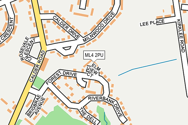 ML4 2PU map - OS OpenMap – Local (Ordnance Survey)