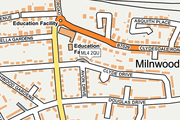 ML4 2QU map - OS OpenMap – Local (Ordnance Survey)