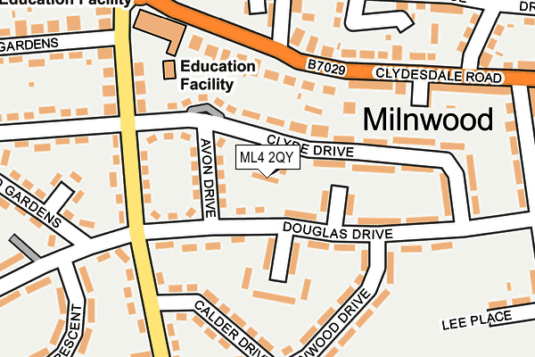 ML4 2QY map - OS OpenMap – Local (Ordnance Survey)