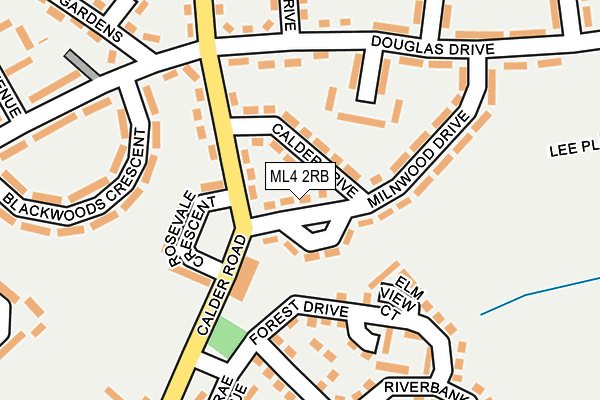 ML4 2RB map - OS OpenMap – Local (Ordnance Survey)