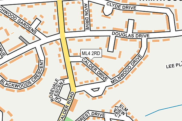 ML4 2RD map - OS OpenMap – Local (Ordnance Survey)