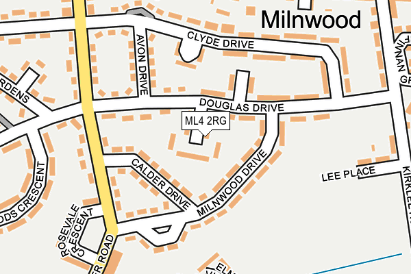 ML4 2RG map - OS OpenMap – Local (Ordnance Survey)
