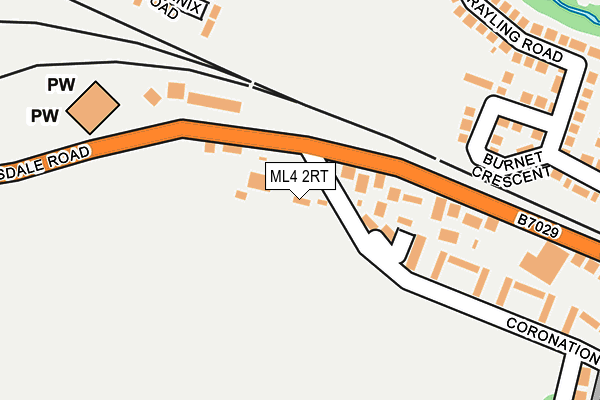 ML4 2RT map - OS OpenMap – Local (Ordnance Survey)