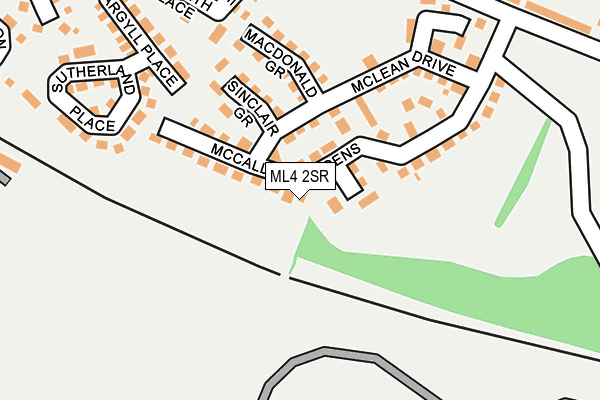 ML4 2SR map - OS OpenMap – Local (Ordnance Survey)