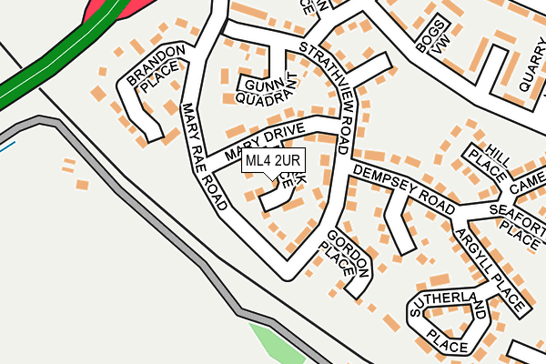 ML4 2UR map - OS OpenMap – Local (Ordnance Survey)