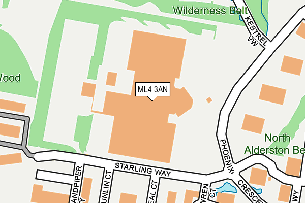 ML4 3AN map - OS OpenMap – Local (Ordnance Survey)