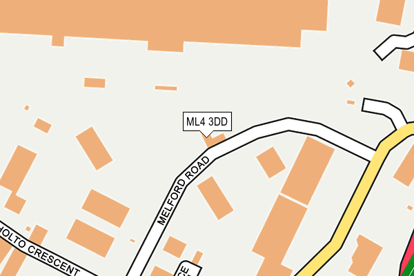 ML4 3DD map - OS OpenMap – Local (Ordnance Survey)