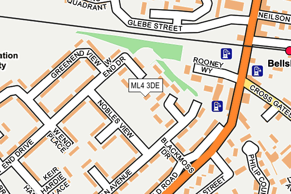 ML4 3DE map - OS OpenMap – Local (Ordnance Survey)