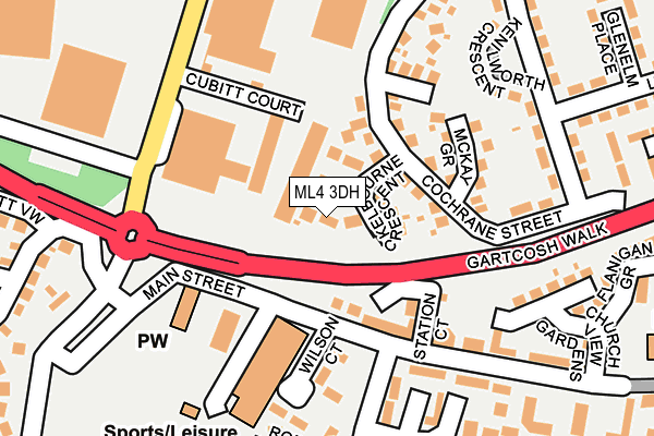 ML4 3DH map - OS OpenMap – Local (Ordnance Survey)