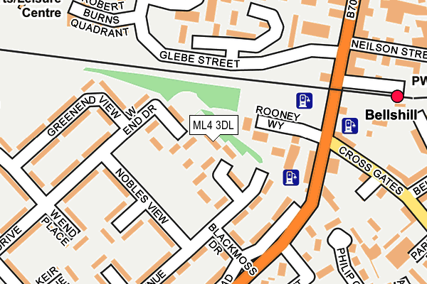 ML4 3DL map - OS OpenMap – Local (Ordnance Survey)
