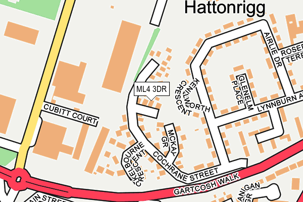 ML4 3DR map - OS OpenMap – Local (Ordnance Survey)