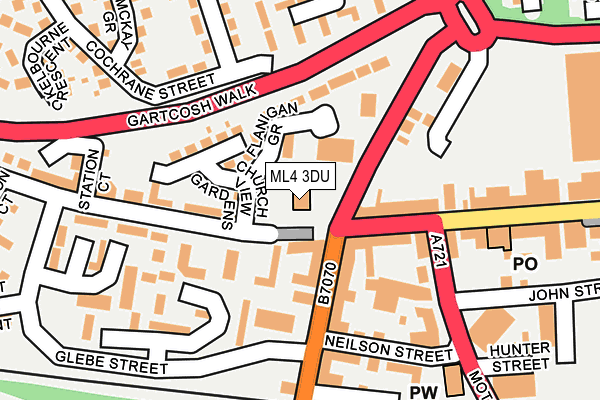 ML4 3DU map - OS OpenMap – Local (Ordnance Survey)