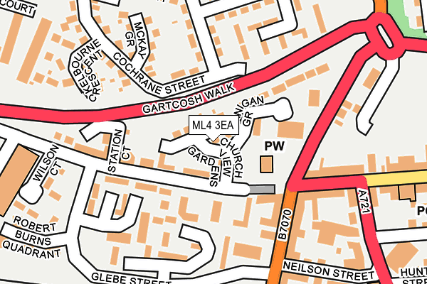 ML4 3EA map - OS OpenMap – Local (Ordnance Survey)