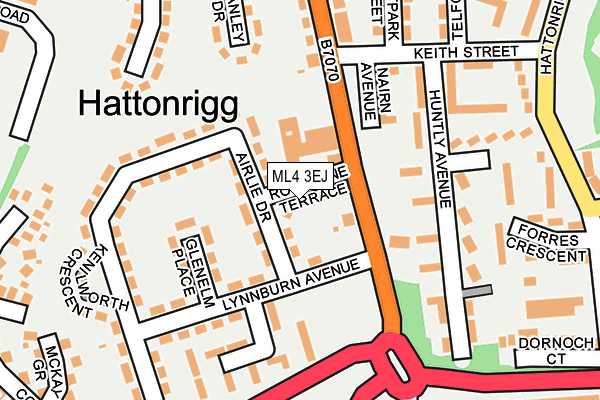 ML4 3EJ map - OS OpenMap – Local (Ordnance Survey)