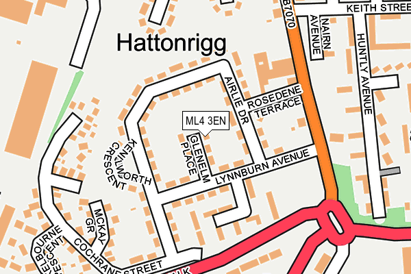 ML4 3EN map - OS OpenMap – Local (Ordnance Survey)