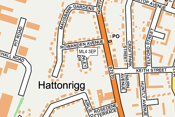 ML4 3EP map - OS OpenMap – Local (Ordnance Survey)