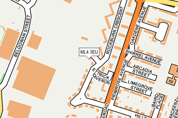 ML4 3EU map - OS OpenMap – Local (Ordnance Survey)