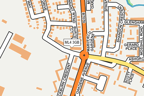 ML4 3GB map - OS OpenMap – Local (Ordnance Survey)
