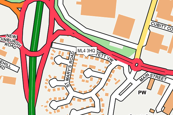 ML4 3HQ map - OS OpenMap – Local (Ordnance Survey)