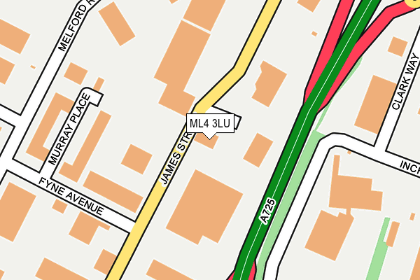 ML4 3LU map - OS OpenMap – Local (Ordnance Survey)