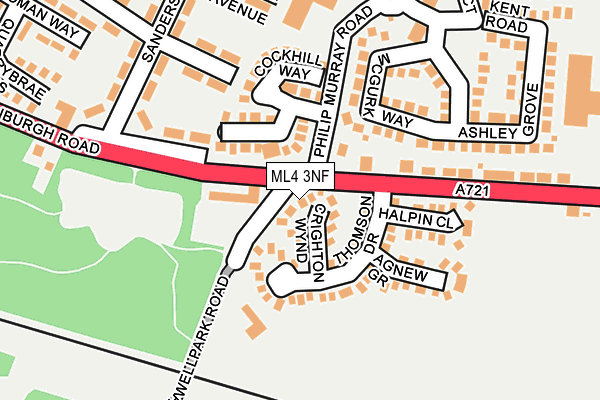 ML4 3NF map - OS OpenMap – Local (Ordnance Survey)