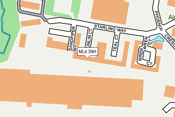 ML4 3NH map - OS OpenMap – Local (Ordnance Survey)