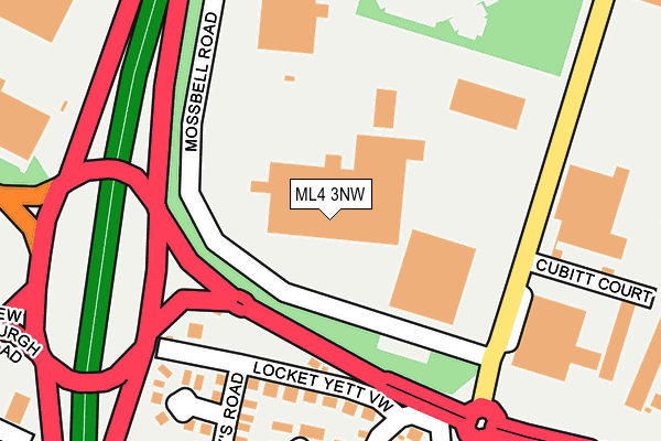 ML4 3NW map - OS OpenMap – Local (Ordnance Survey)