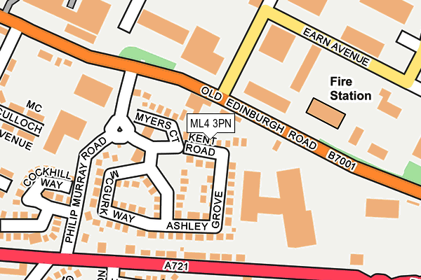 ML4 3PN map - OS OpenMap – Local (Ordnance Survey)