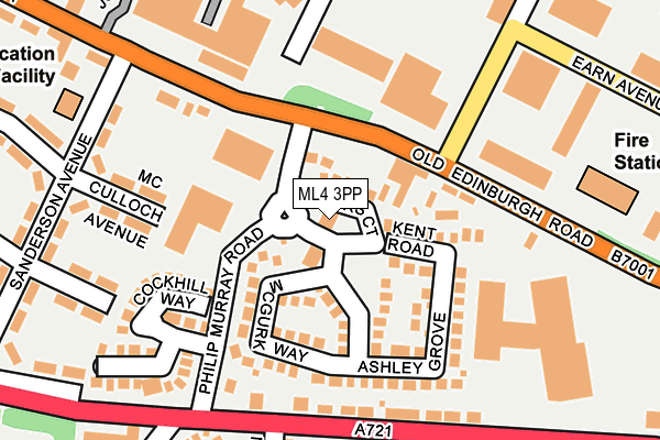 ML4 3PP map - OS OpenMap – Local (Ordnance Survey)