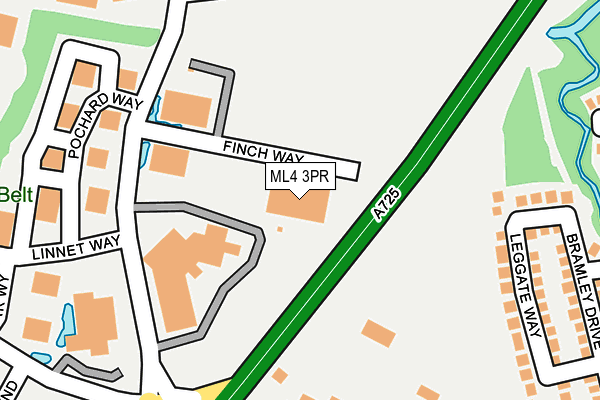 ML4 3PR map - OS OpenMap – Local (Ordnance Survey)