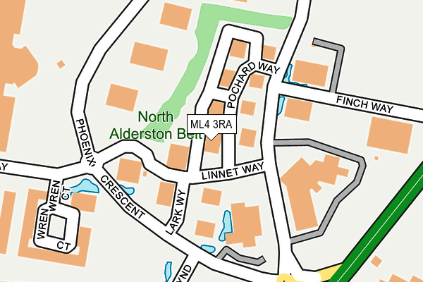ML4 3RA map - OS OpenMap – Local (Ordnance Survey)
