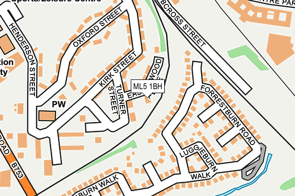ML5 1BH map - OS OpenMap – Local (Ordnance Survey)