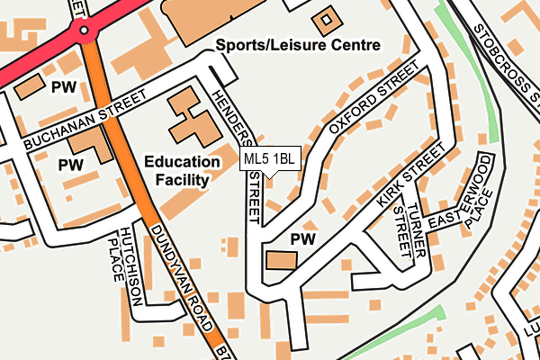 Map of 85 HENDERSON STREET LTD at local scale